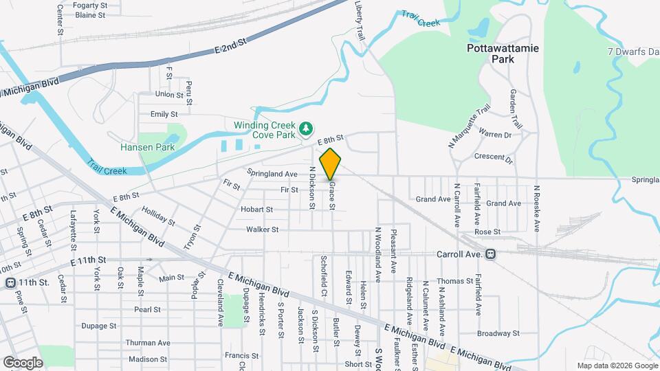 526 Fir St Map and Location Details