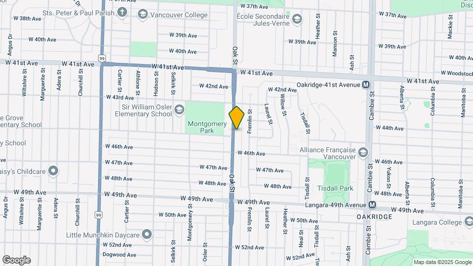6070-6098 Oak St Map and Location Details