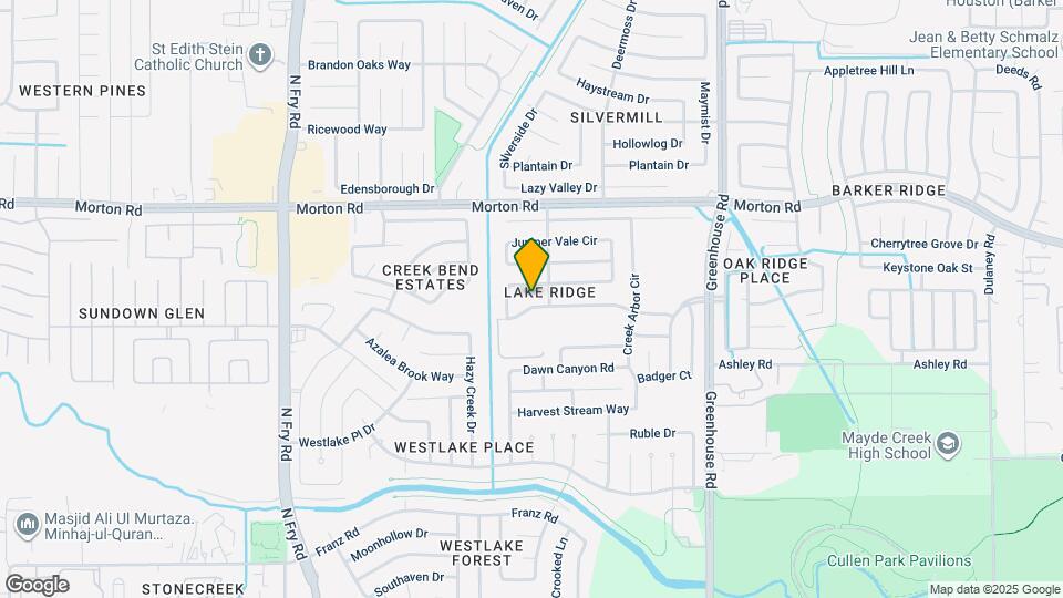 19514 Brook Village Rd Map and Location Details