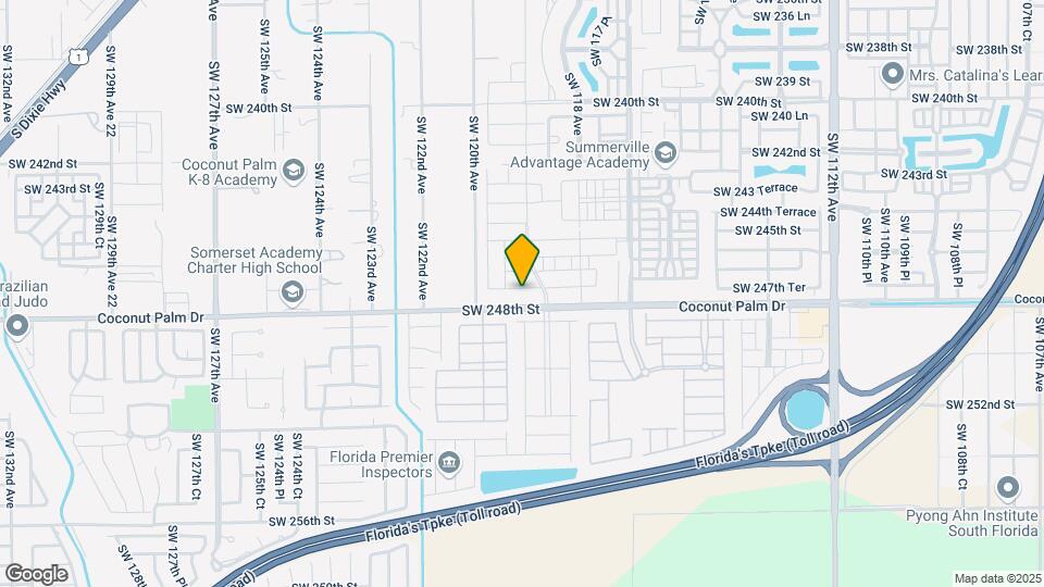 11918 SW 247th Ter Mapa y Detalles de la Ubicación