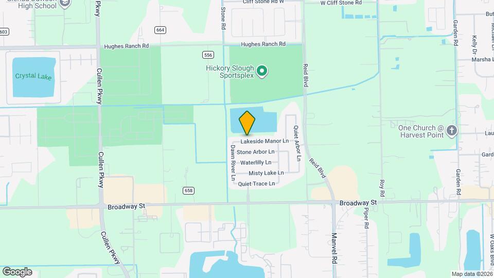 7615 Lakeside Manor Ln Map and Location Details