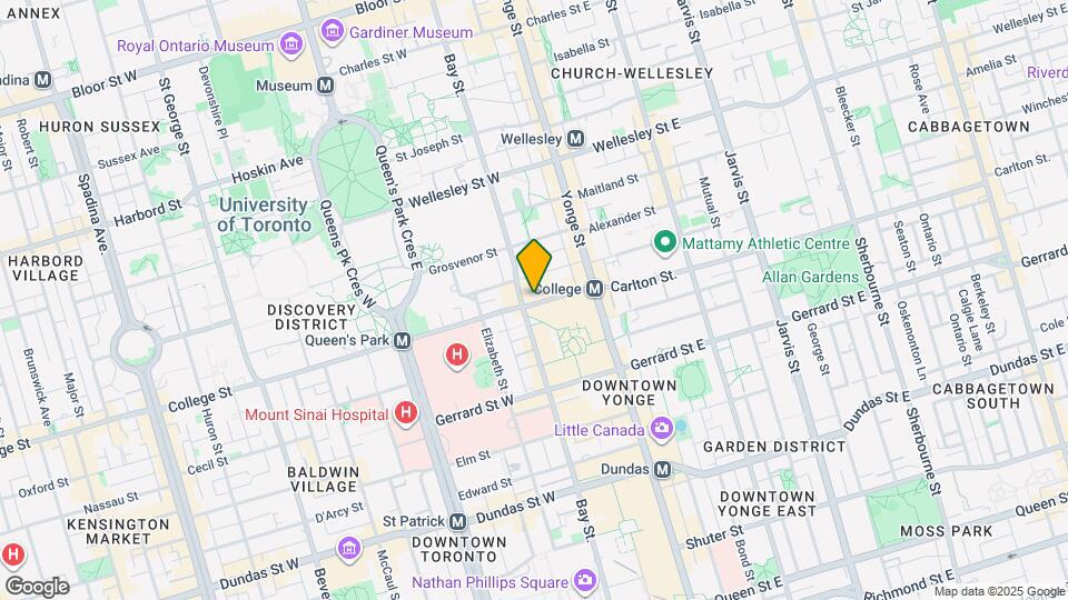 801 Bay St. Map and Location Details