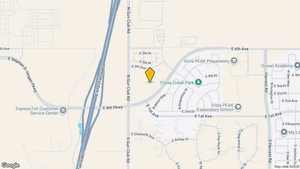 23552 E 3rd Pl Map and Location Details