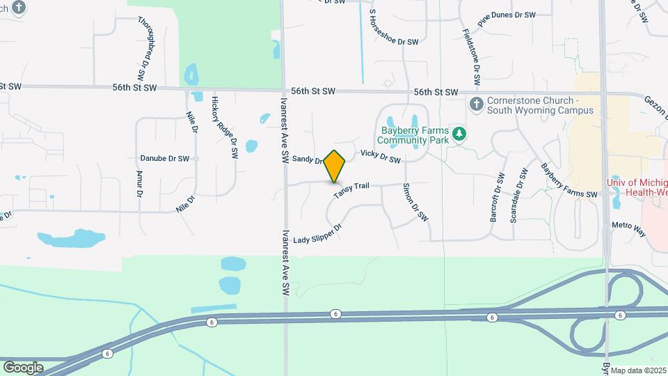 3070 Woodlily St SW Map and Location Details