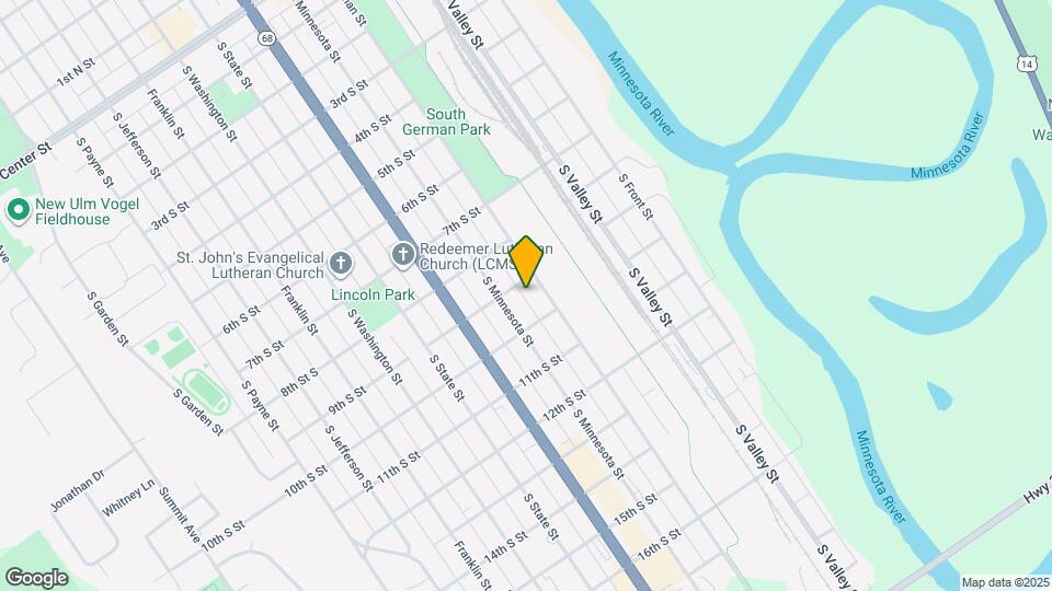 906 1/2 S German Street Mapa y Detalles de la Ubicación