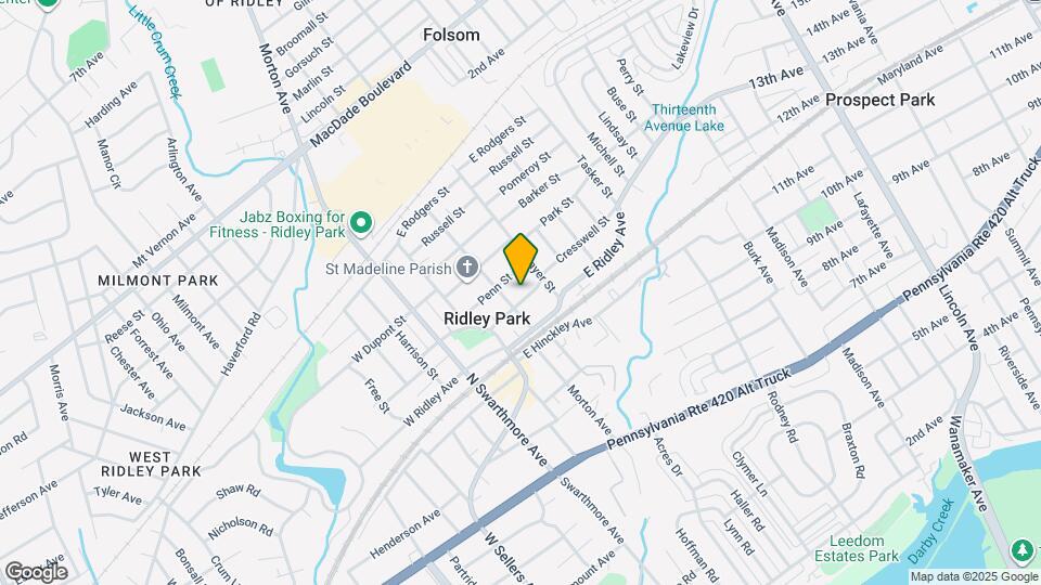 205 Cresswell St Map and Location Details