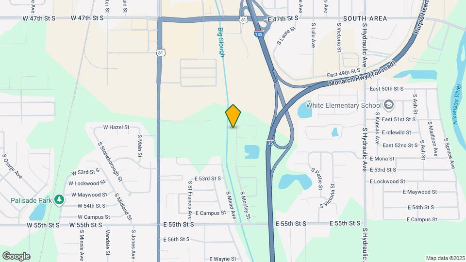 5223 S Mosley St Map and Location Details