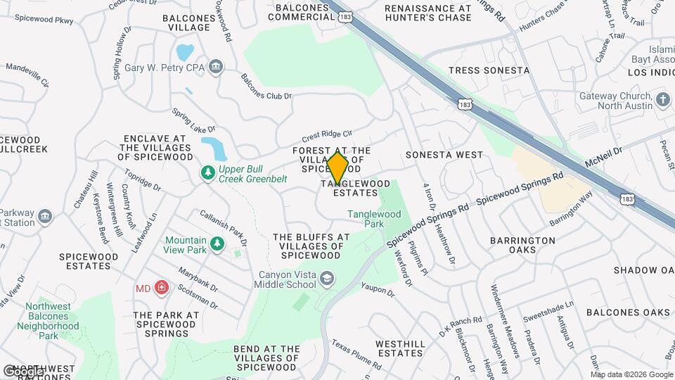 11580 Cedarcliffe Dr Map and Location Details