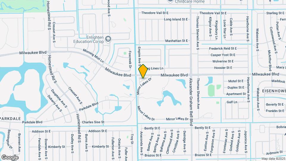 616 Mirror Lakes Falls Ln Map and Location Details