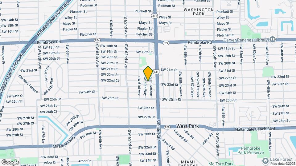 2213-2219 SW 60th Way Map and Location Details