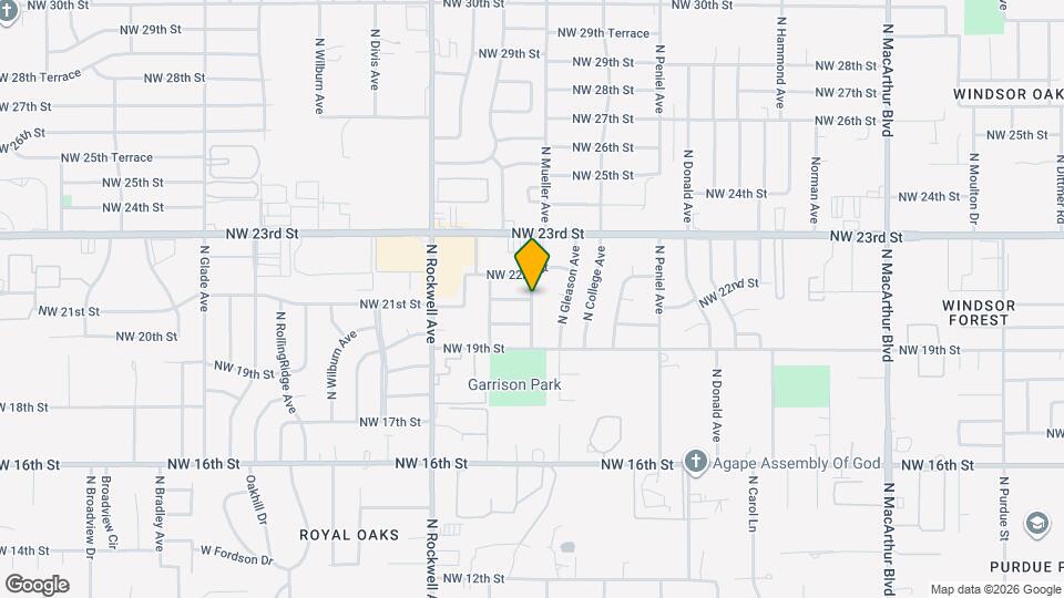 6308 NW 21st St Map and Location Details