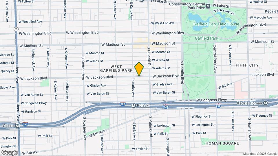 4039 W Jackson Blvd Mapa y Detalles de la Ubicación