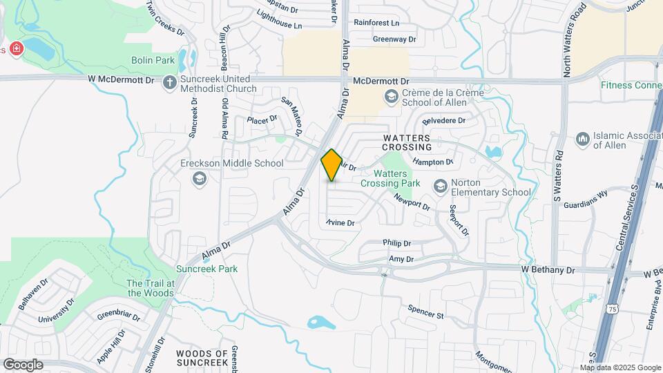 415 Irvine Dr Map and Location Details