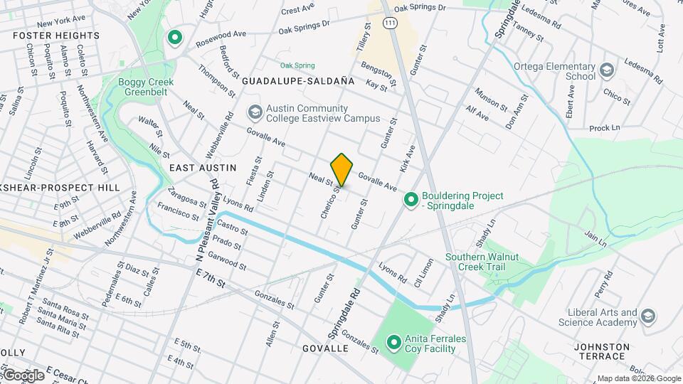 3403 Neal St Map and Location Details