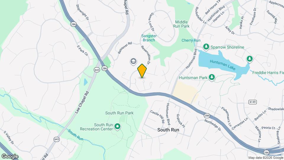 7414 Willshire Hunt Ct Mapa y Detalles de la Ubicación