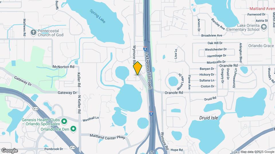 902 Lake Destiny Rd Map and Location Details