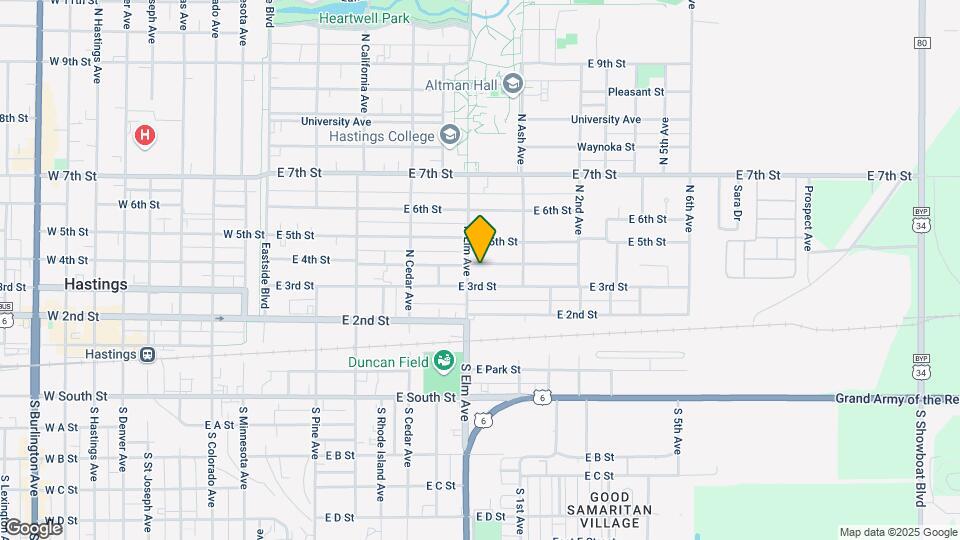 710 E 4th St Map and Location Details