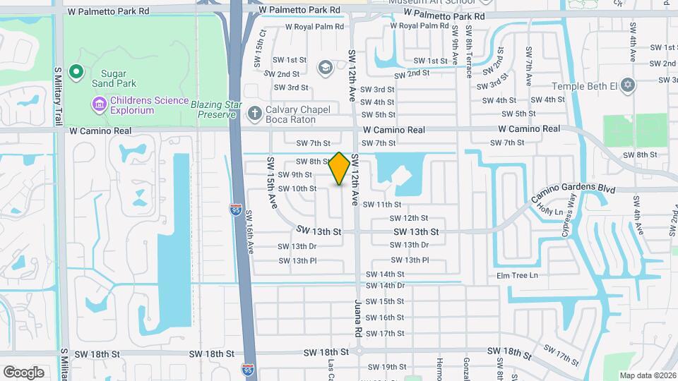 1001 SW 12th Terrace Map and Location Details