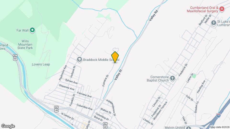 Willow Valley Mapa y Detalles de la Ubicación