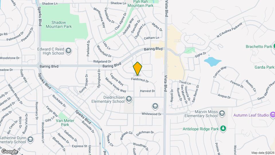 1818 Fieldcrest Dr Mapa y Detalles de la Ubicación