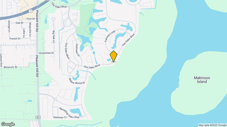 1981 The Oaks Blvd Map and Location Details