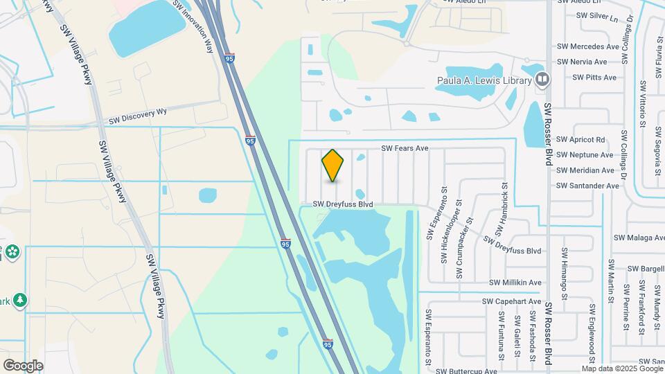 3174 SW Armucher St Map and Location Details