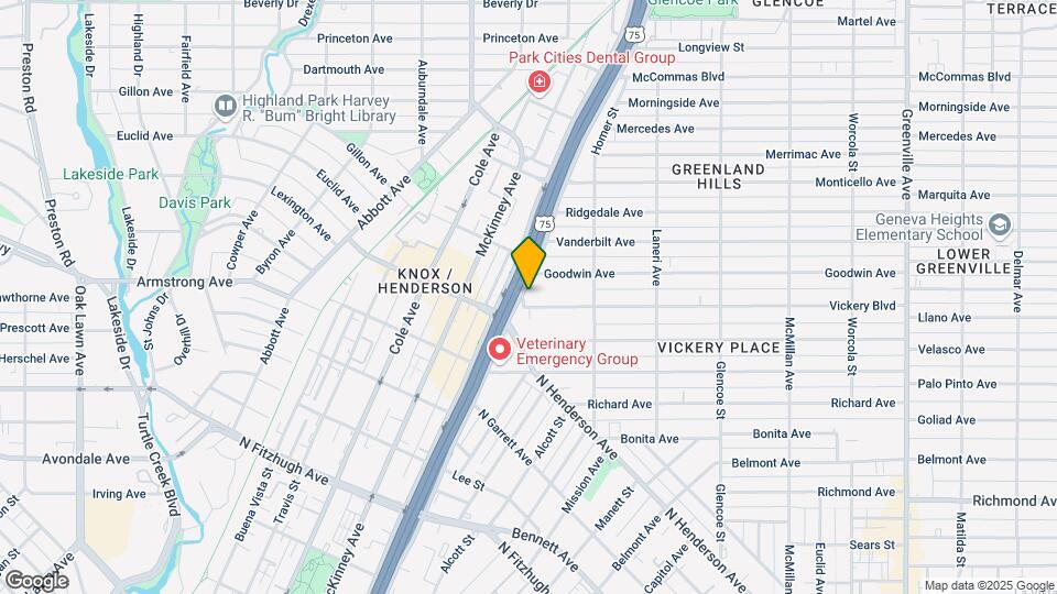 5013 Vickery Blvd Map and Location Details