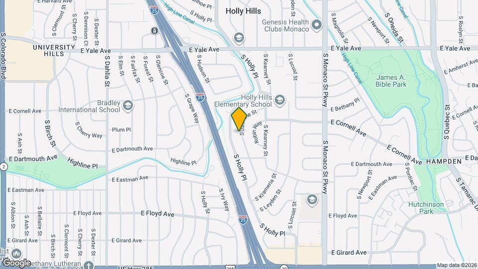 3059 S Jasmine St Map and Location Details