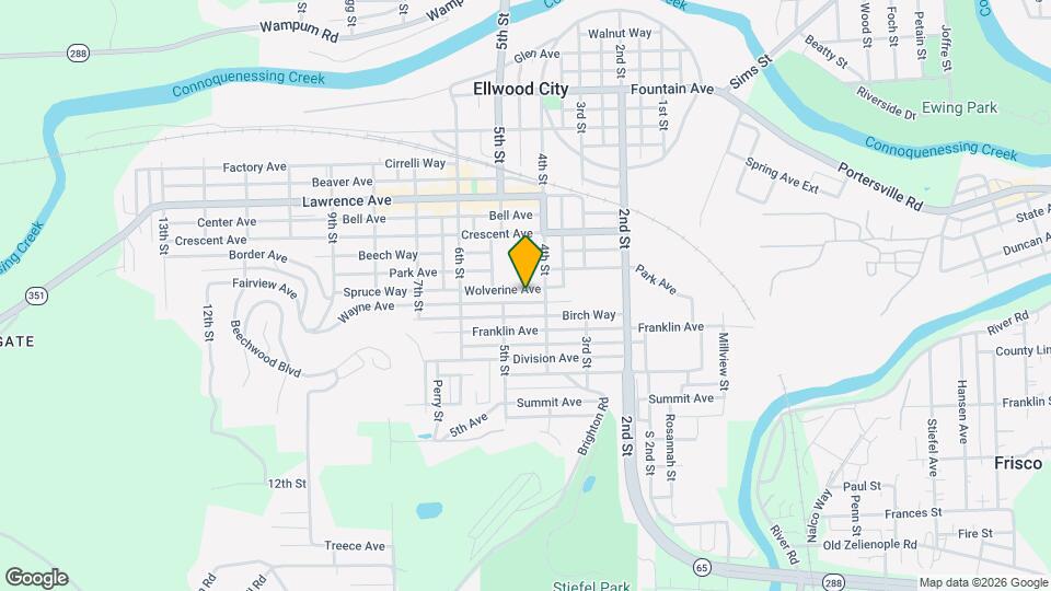 412 Wayne Ave Map and Location Details