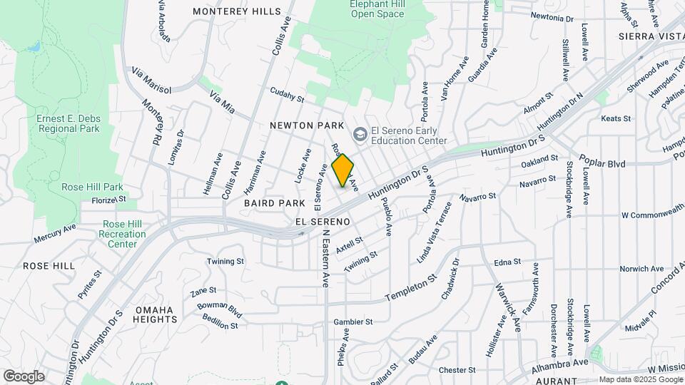 3618 Castalia Ave Map and Location Details