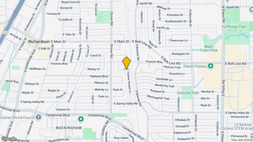 316 Towne House Ln Map and Location Details