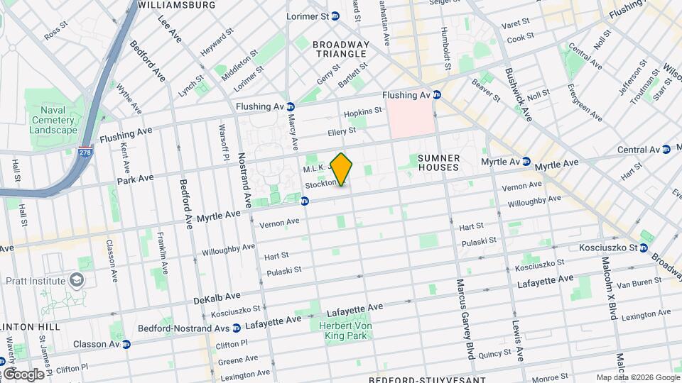 893 Myrtle Ave Map and Location Details