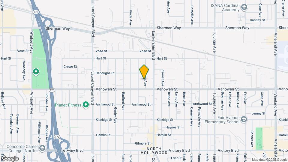 6829 Simpson Ave Map and Location Details