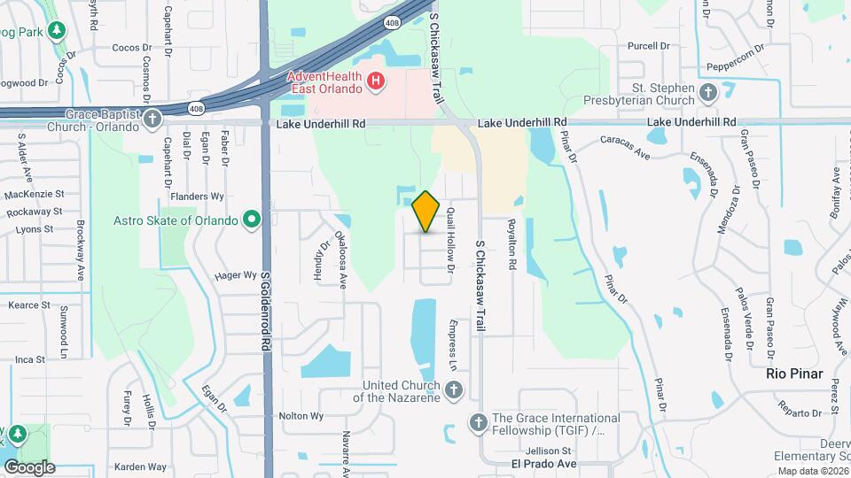 8026 Woodduck Dr Map and Location Details