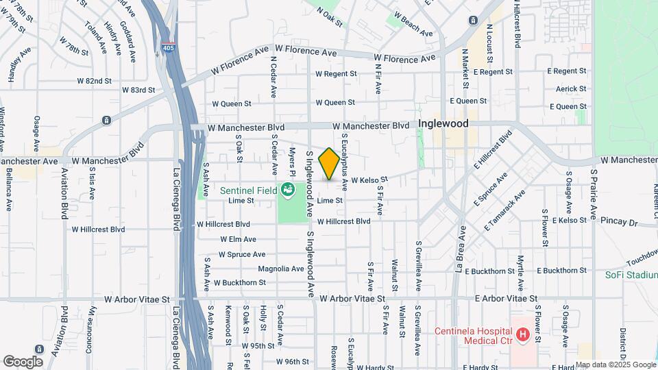320 W Kelso St Map and Location Details
