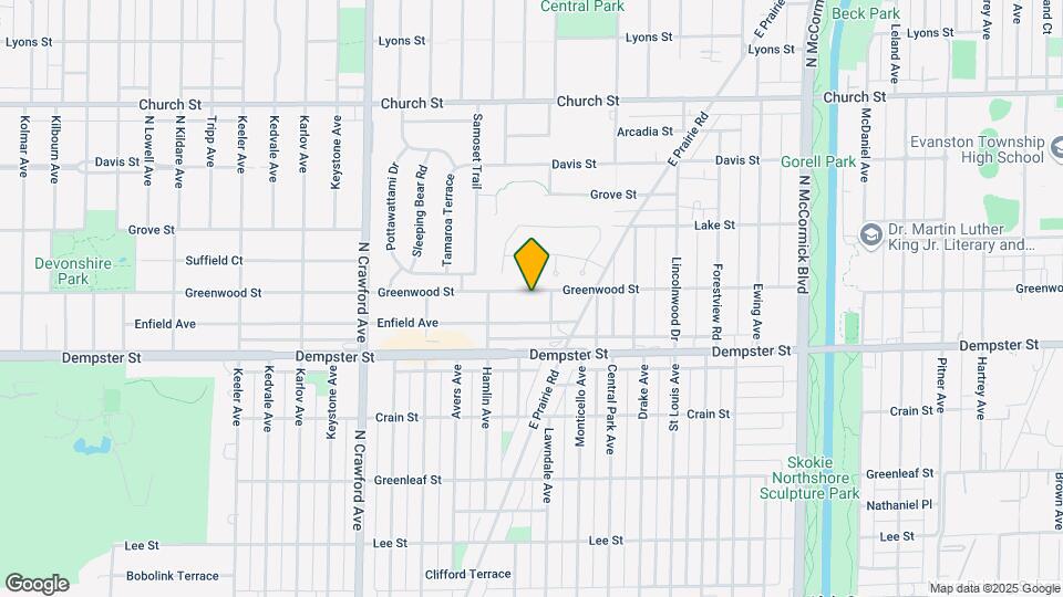 3719 Greenwood St Map and Location Details