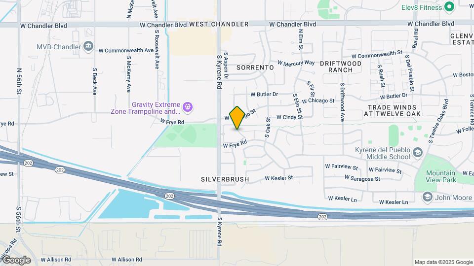 255 S Kyrene Rd Mapa y Detalles de la Ubicación
