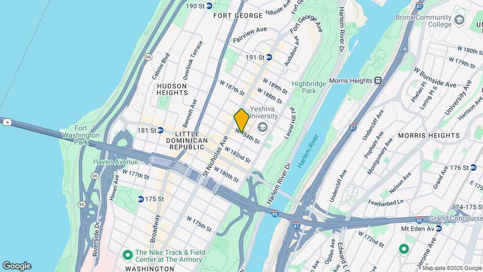 552 W 184th St Map and Location Details