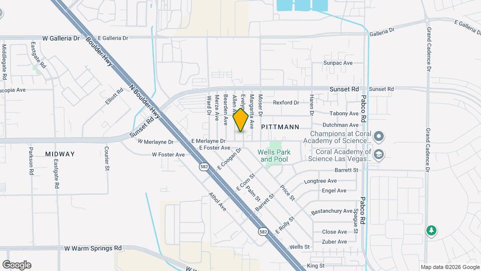 1805 Evelyn Ave Map and Location Details