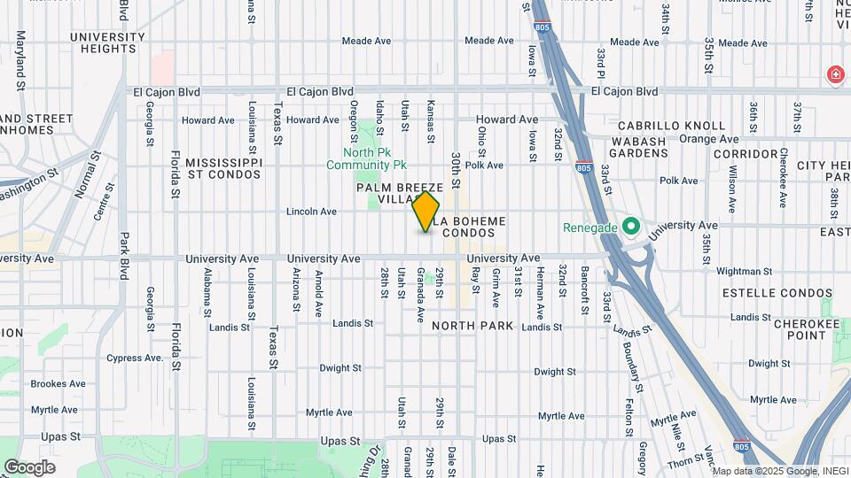 3938 Kansas St Mapa y Detalles de la Ubicación
