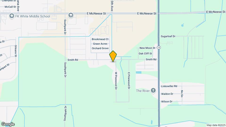 5520 W Pinewood Dr Map and Location Details