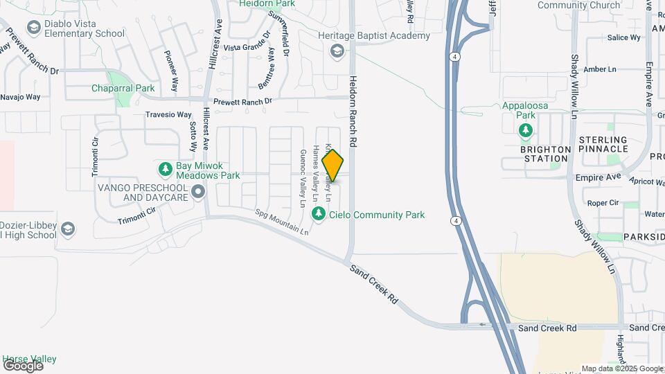 5413 Knights Valley Ln Map and Location Details