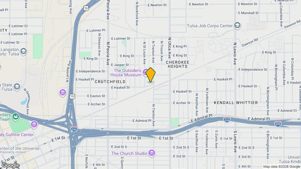 1551 E Haskell St Mapa y Detalles de la Ubicación