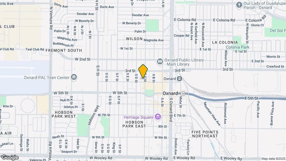 401-415 W 4th St Mapa y Detalles de la Ubicación