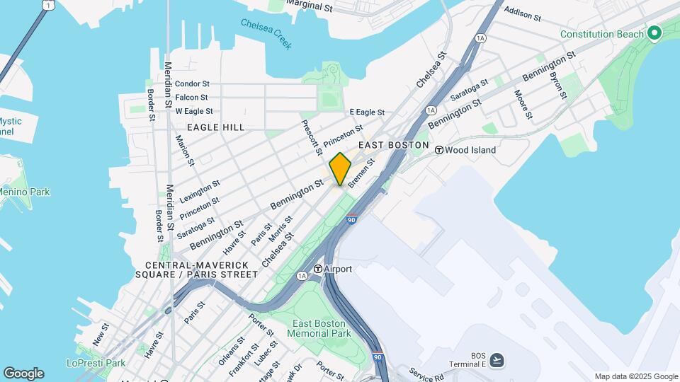 95 Prescott St, Unit 202 Map and Location Details