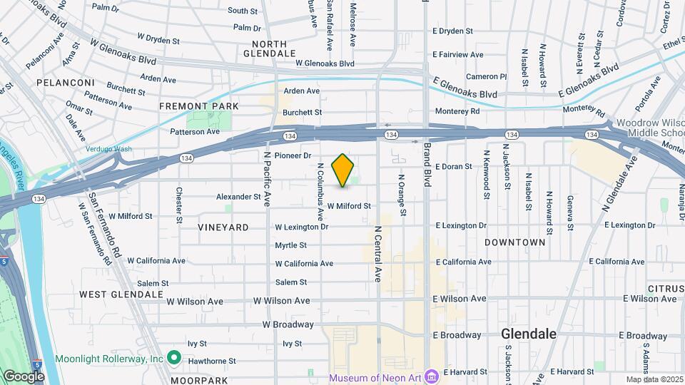 346 W Doran St Mapa y Detalles de la Ubicación