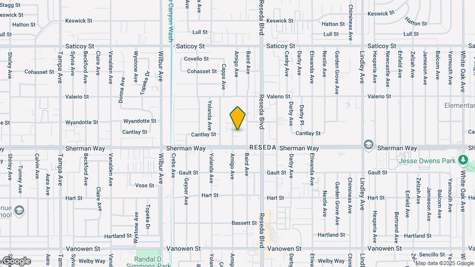7228 Amigo Ave Mapa y Detalles de la Ubicación