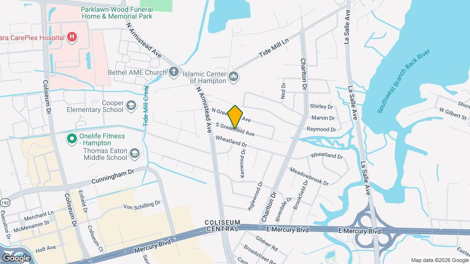 18 S Greenfield Ave Map and Location Details