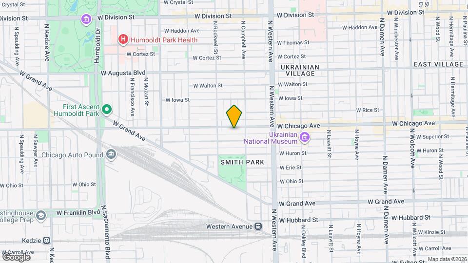 2523 W Chicago Ave Mapa y Detalles de la Ubicación