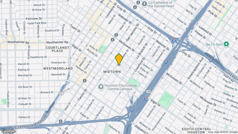 1310 Anita St Map and Location Details